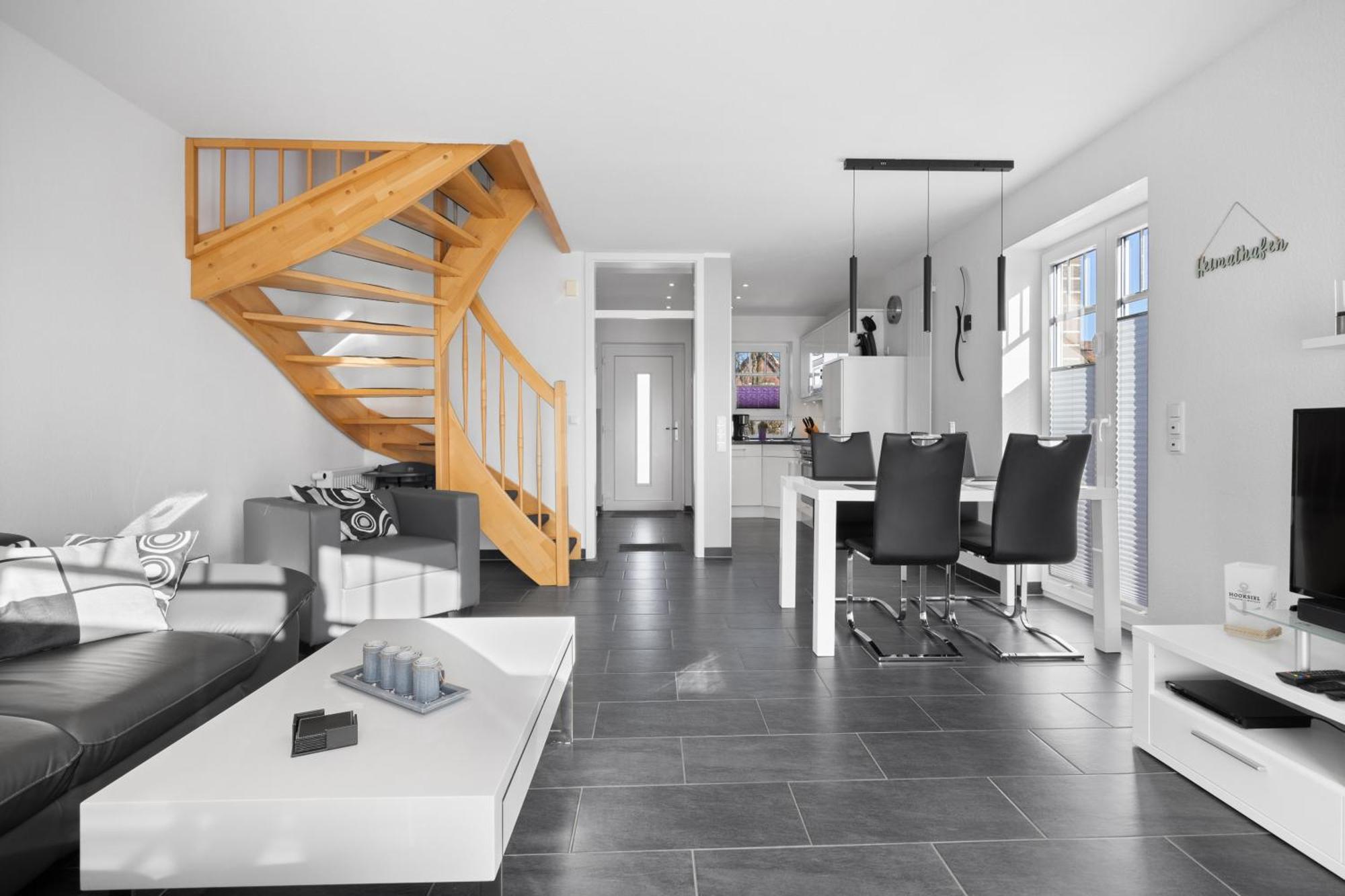 Ferienhaus Wattwurm 후크질 외부 사진